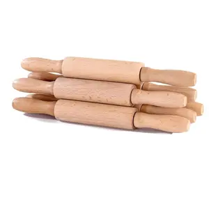 Manufacture Professional Dowel Wood Rolling Pins for Baking Pasta Pizza Pie