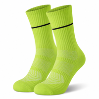 Chaussettes de sport respirantes en coton personnalisées OEM pour hommes et femmes, chaussettes de course à pied en maille ventilée