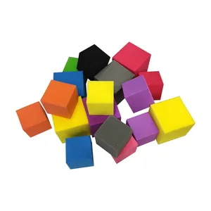 High Resilience Sponge Build Indoor Trampoline Location Durable Ball Pits Foam Block Cube For Sale