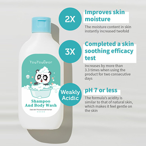Champú y Gel <span class=keywords><strong>de</strong></span> Ducha 2 en 1 <span class=keywords><strong>para</strong></span> Bebés, Blanqueador, con Burbujas, Irritación Leve, Limpieza Profunda, Nutre la Piel del Bebé - Product Image 5