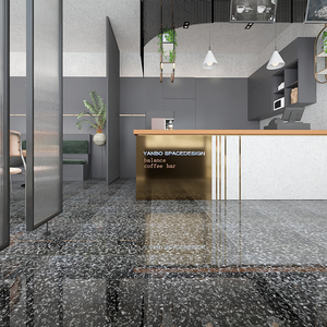 Carreaux de céramique en marbre 60x60, couleur noire, carreaux de sol en porcelaine pour la maison - Product Image 5