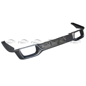 Real Carbon Fiber Rear <b>Diffuser</b> Bumper Chin Lip Spoiler Splitters for BMW F98 X4M 2019 - 2021 <b>Car</b> Styling - Product Image 4