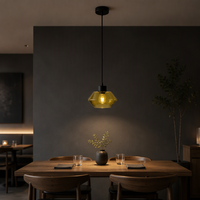 Lustre en cristal pour salon, chambre à coucher, hôtel, luminaires suspendus en verre