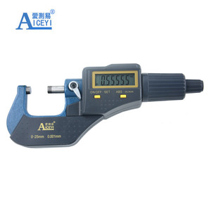 Optional AICEYI ACE-1315 Digital Micrometer 0.001mm Resolution 0-200mm <b>Range</b> 0.003mm Accuracy 1 Year Warranty Customizable OEM - Product Image 1