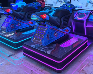 Consola de Juegos Arcade de Carreras con Doble Pantalla para Dos Jugadores, Simulador de Motocicleta que Funciona con Monedas para Centros de Juegos - Product Image 5
