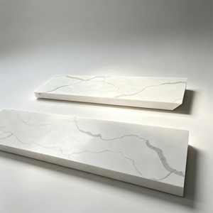Lámina de Superficie Sólida Acrílica con Textura de Mármol <span class=keywords><strong>Blanco</strong></span> de 12 mm, Adecuada para Encimeras de Cocina, Paredes y Baños - Product Image 1