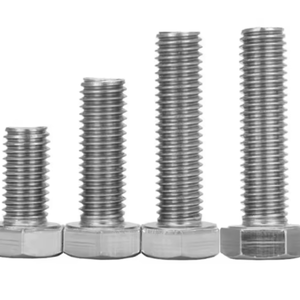 สกรูหัวหกเหลี่ยม ISO4017 ความแม่นยำสูง ผลิตจากสแตนเ<span class=keywords><strong>ล</strong></span>ส SS304 ขัดเงา ป้องกันการติดขัด สำหรับอุตสาหกรรมแปรรูปอาหารแ<span class=keywords><strong>ล</strong></span>ะอุปกรณ์ทางการแพทย์ - Product Image 1