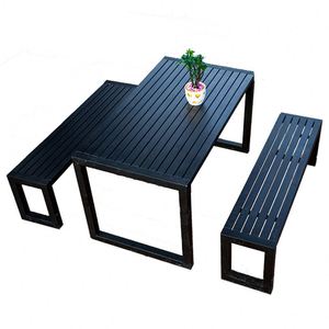 Set <span class=keywords><strong>da</strong></span> Giardino: Tavolo Rettangolare, 2 Sedie e Panchine - Arredamento <span class=keywords><strong>da</strong></span> <span class=keywords><strong>Esterno</strong></span> in Materiale Durevole - Product Image 2