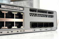 Commutateur Cisco C9200L-24T-4X-E 24 ports Gigabit PoE 128 Gbit/s avec liaison montante 4x10G pour réseau d'accès d'entreprise