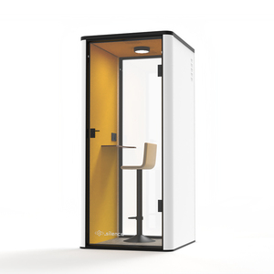 Cabina <span class=keywords><strong>de</strong></span> oficina con aislamiento <span class=keywords><strong>de</strong></span> sonido modular Cabina insonorizada profesional para transmisión virtual y llamadas <span class=keywords><strong>de</strong></span> conferencia - Product Image 1