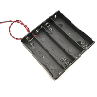 Support de batterie 18650 à 1, 2, 3 ou 4 emplacements avec fils de 12 cm aux deux extrémités, montage sur circuit imprimé JIATEL