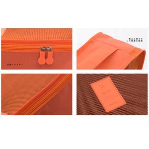 Ensemble de 6 sacs de rangement multifonctionnels de grande taille pour voyages en plein air, organiseur de chaussures et de vêtements, ensemble de cubes de rangement pour bagages - Product Image 5