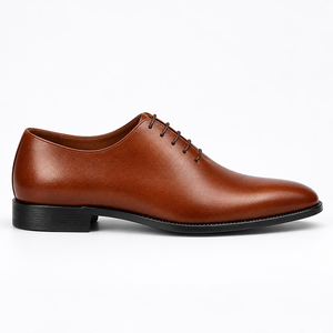 Chaussures en cuir véritable à bout unique, chaussures habillées classiques, fabriquées à la main, pour le bureau, vente en gros, fabricant OEM ODM, fournisseur - Product Image 4