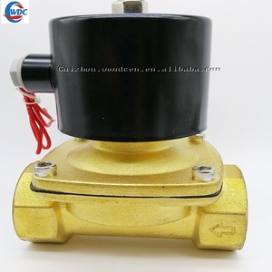 SENYA Série 2W Solénoïde en laiton 2 voies 2 positions Modèle 2W-400-40 pour pièces pneumatiques air-eau-huile - Product Image 3