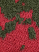 Pull de Noël personnalisé de haute qualité, respirant et anti-rétrécissement, avec un design rouge et vert pour les fêtes de famille en hiver