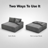 Maßgefertigtes Modulares L-förmiges Schlafsofa-Set mit Schwammfüllung Modernes Umweltfreundliches Design für Wohnzimmer