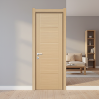 Porte de séparation intérieure insonorisée en MDF, étanche, couleur personnalisée, style minimaliste, pour salle de bain et maison