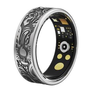 스마트 지크르 링 디지털 타스비 카운터 5 기도 시간 알림 OLED 디스플레이 진동 알림 무슬림을 위한 아즈카르 링 - Product Image 1