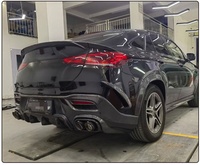 Pare-chocs arrière en fibre de carbone pour Mercedes Benz GLE63 GLE350 Coupé, style LD modifié, très vendu en 2020+, pour une touche sportive.