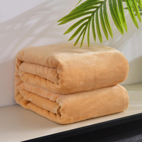 Couverture en polaire de flanelle de polyester pour lit double, couverture douce et épaisse pour couple, idéale pour l'hiver, taille King et Queen