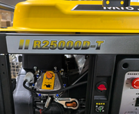 Générateur à essence 18KW/20KW 25KVA, 220V 380V 50/60Hz, utilisé pour les bâtiments, les fermes, les foyers, les applications extérieures, l'industrie et les interventions d'urgence
