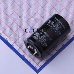 ตัวเก็บประจุแบบอิเล็กโทรไลต์อะลูมิเนียมแบบ Snap-in รุ่น 500MXH330MEFCSN30X50 ชนิด Through hole (THT) ขนาด D30xL50 มม. 330uF 20% 500V ขา 10 มม. - Product Image 1