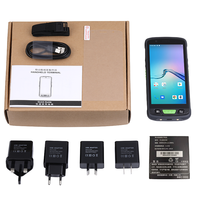 Scanner PDA RFID UHF Android portable, écran tactile 5,5 pouces, lecteur de codes-barres, ordinateur mobile avec lecteur RFID LHF 124Khz 134Khz