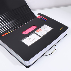 แฟ้มเอกสารแบบพับได้ขนาด A4 ความจุเยอะ 13 ช่อง พร้อมป้ายสี สำหรับใช้ในบ้าน สำนักงาน และโรงเรียน - Product Image 4