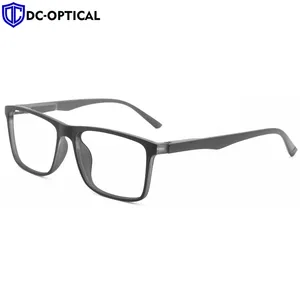 Reading Glasses Reading Glasses Hot Sale Optics Plastic Square Reading Glasses Men Classic Design Eyewear PC Material Plastic Spring Hinge Reading Glasses