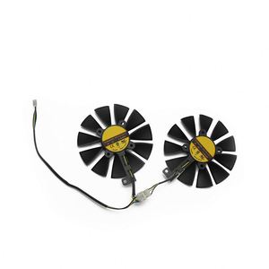 พัดลมระบายความร้อน 88 มม. FDC10U12S9-C RX580 RX570 RX470 4Pin สำหรับการ์ดจอ AREZ ASUS <span class=keywords><strong>Radeon</strong></span> RX <span class=keywords><strong>470</strong></span> 570 580 EXPEDITION OC - Product Image 4