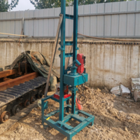 Machine de forage de puits électrique 220V, petite, portable, mini, prix abordable pour l'agriculture et la construction, facile à utiliser