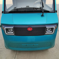 Camionnette électrique Xingpeng 50 kW avec réservoir amovible, cabine 4 portes, phares LED, freins à disque, batterie au lithium, hydraulique