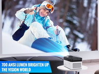 Proyector Inteligente Magcubic HY450, Android, Portátil, para Cine en Casa y Exteriores, Superventas