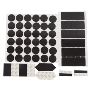 Blocs de points magnétiques flexibles de forme personnalisée, aimant en caoutchouc magnétique à dos <span class=keywords><strong>flexible</strong></span> avec auto-adhésif - Product Image 2