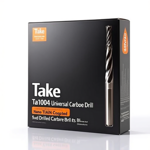Foret universel en carbure Ttake Ta1004, revêtement Nano TiAlN, forets en carbure 5Xd - Product Image 2