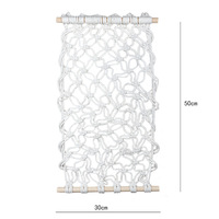 Meilleure vente cintres support panier macramé fruits hamac fruits hamac macramé
