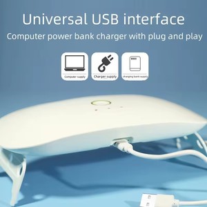 Lampe à ongles UV LED portable 12W pour la <span class=keywords><strong>manucure</strong></span> à domicile, logo personnalisable, bricolage - Product Image 4