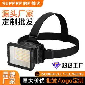Superfire Headlamp 3000mAh Rechargeable Led <b>Light</b> <b>Sensor</b> Outdoor Adventure Lighting - Product Image 5