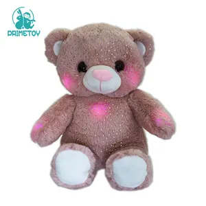 促销LED泰迪熊填充亮起小/巨型泰迪熊毛绒玩具