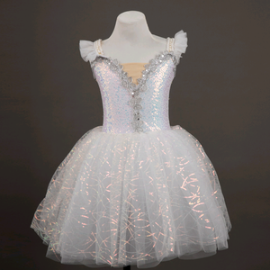 बच्चों के बैले प्रदर्शन टॉडलर थोड़ा हंस झील <span class=keywords><strong>Tutu</strong></span> स्कर्ट लड़कियों पेशेवर पोशाक स्पेनिश/कपास सरल सुरुचिपूर्ण - Product Image 5