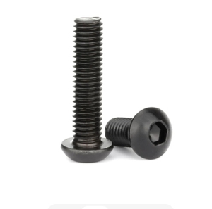 Vis à tête hexagonale en acier inoxydable noir LeGood, filetage M6, longueur 12 mm - Product Image 1