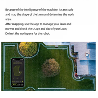 Choix de confiance pour une pelouse grande ou inégale à piles Smart AI Robot de tondeuse à gazon à télécommande automatique sans frontière sans fil