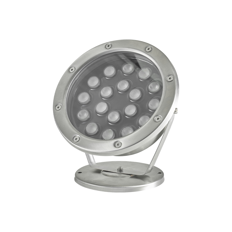 Hot Selling IP68 Waterproof 36W RGBW High Power LED Underwater Fountain Pool Lights 24V Stainless Steel CRI83 5-Wire Remote