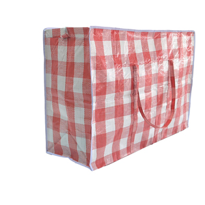 Gran Oferta personalizada Extra grande de gran tamaño resistente laminado almacenamiento de equipaje bolsa móvil Durable PP bolsa tejida impermeable uso almohada - Product Image 3