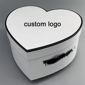 กล่องของขวัญวันวาเลนไทน์สุดหรู รูปหัวใจ ประดับดอกไม้ พร้อมฟองน้ำ - Product Image 6