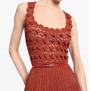 Robe longue plissée en tricot à taille haute pour le début de l'automne 2025-Convient pour la scène, l'interdiction des robes de bal et des soirées - Product Image 5