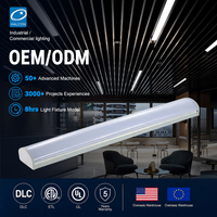 Éclairage de supermarché scolaire 20w 30w 40w 60w 80w Couverture de bande montée en surface Lumière de latte à LED linéaire
