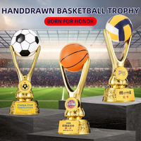Trophée de basket-ball personnalisé nouveaux grands événements sportifs compétition de football prix créatif Souvenirs