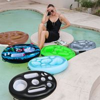 Support flottant pour aliments et boissons pour piscine et spa, flotteurs pour boissons de piscine, et plateau flottant avec emplacement pour téléphone pour fêtes au bord de la piscine, plage