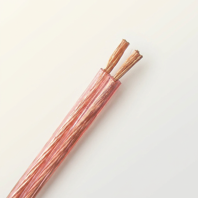 300/500V Insulation Oxygen-Free Copper Stranded Professional Speaker Cable with Flexible PVC Jacket for Audio Appliance